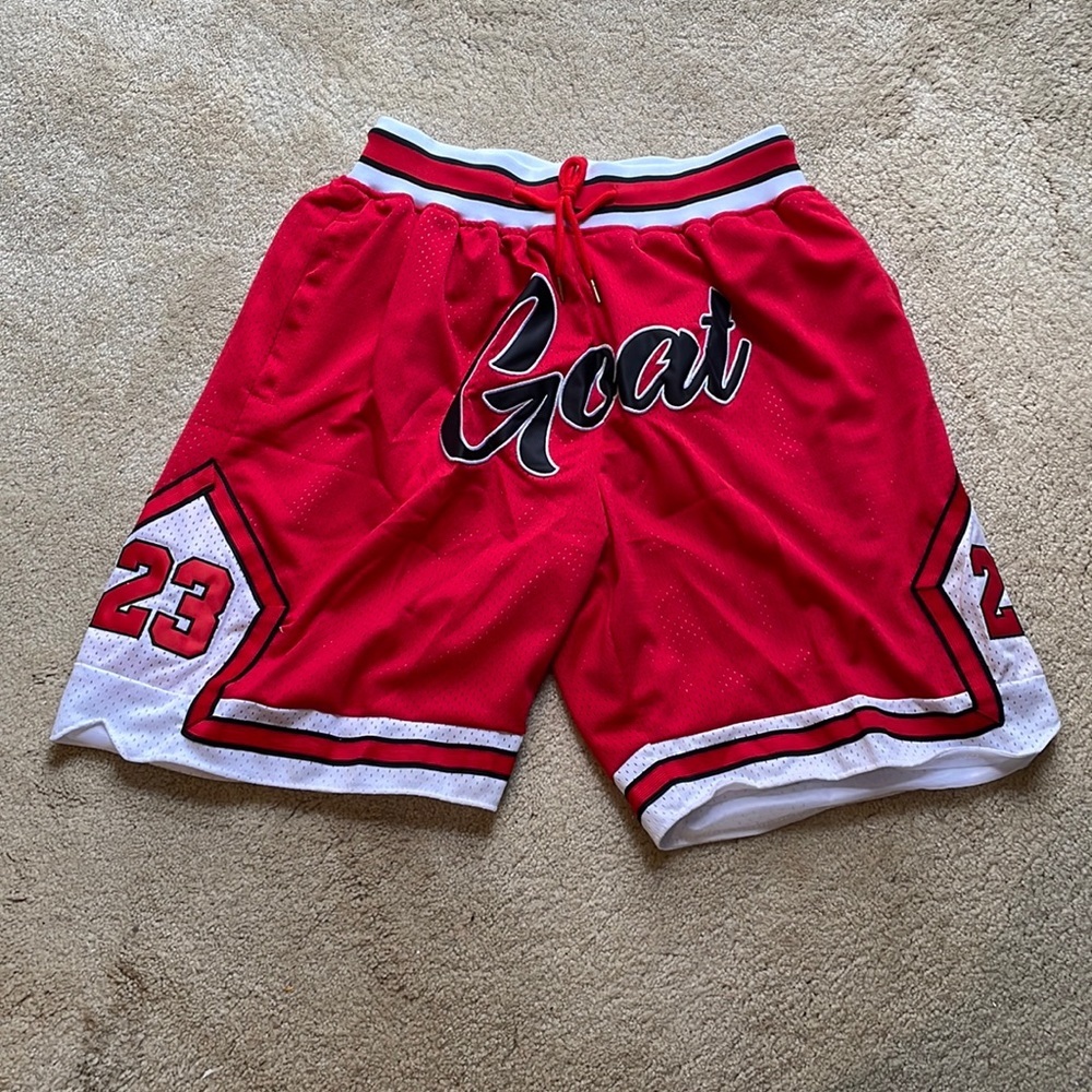 The GOAT basketball shorts Jersey Nation Size M